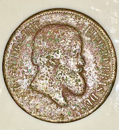 PORTUGAL /BRASIL 20 RÉIS 1868