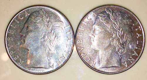 ITALY SET X2 ,,,,100  LIRE 1980 & 1981