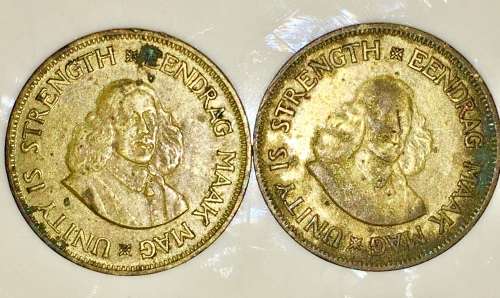 1 CENT X2,,,,1961