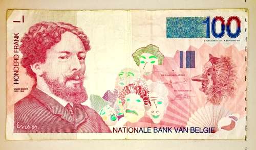 BELGIUM  100 FRANCS 1990s