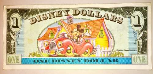 DISNEY 1 DOLLAR 65TH BIRTHDAY 1993