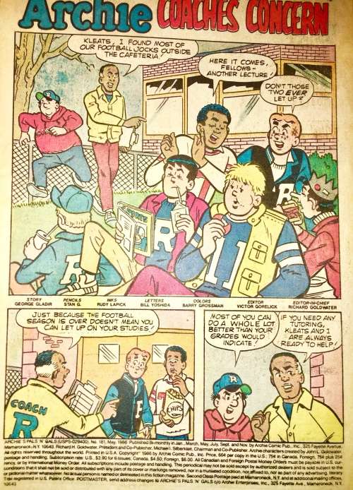 ARCHIE PALS N GALS X2 NO 181, NO 185, 1986 (ARCHIE SERIES)F-VG