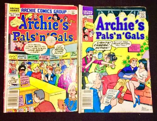 ARCHIE PALS N GALS X2 NO 181, NO 185, 1986 (ARCHIE SERIES)F-VG