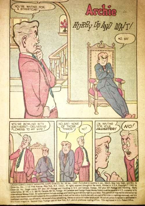 LAUGH ,,,,NO 38  1982 (ARCHIE DIGEST LIBRARY)G