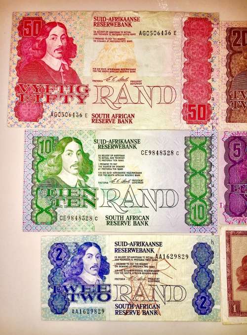 COMPLETE SET OF CL.STALS  & DECIMAL NOTES,   R50 - R2 1990 ( R1  1966 DE JONG)[1 BID TAKES ALL]