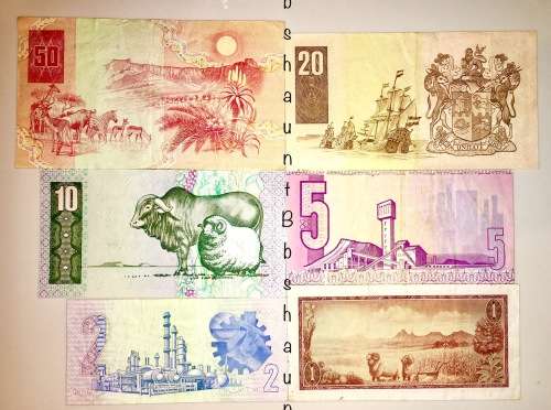 COMPLETE SET OF CL.STALS  & DECIMAL NOTES,   R50 - R2 1990 ( R1  1966 DE JONG)[1 BID TAKES ALL]