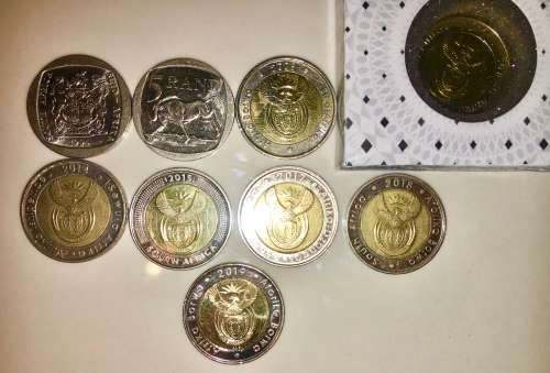 COMPLETE SET OF COMMEMORATIVE R5 COINS 1994 TO 2019 HIGH GRADE COINS