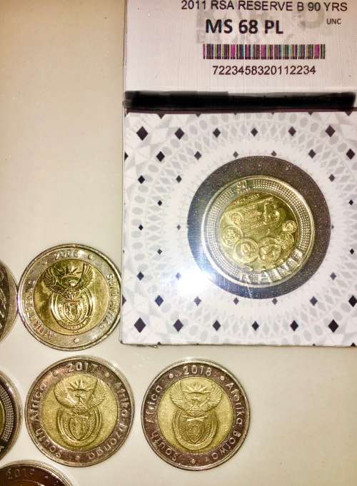 COMPLETE SET OF COMMEMORATIVE R5 COINS 1994 TO 2019 HIGH GRADE COINS