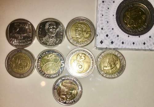 COMPLETE SET OF COMMEMORATIVE R5 COINS 1994 TO 2019 HIGH GRADE COINS