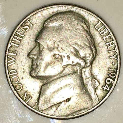 U.S.A   ,,,,,  5 CENT 1964
