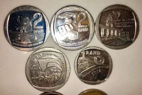 SET OF COMMEMORATIVE COINS 50 CENT TO R2 (2002-2019)