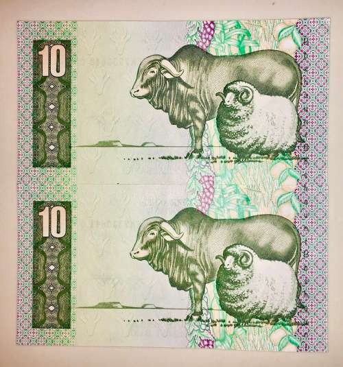R10 X2 IN SEQUENCE EK7330641-642  GPC DE KOCK UNC [1 BID TAKES ALL]