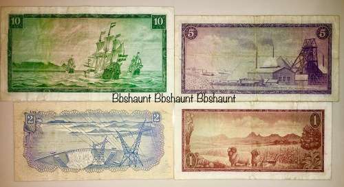 COMPLETE SET OF T.W DE JONG & DECIMALS  R10 -R1 1966-1973 ( 1 BID TAKES ALL)