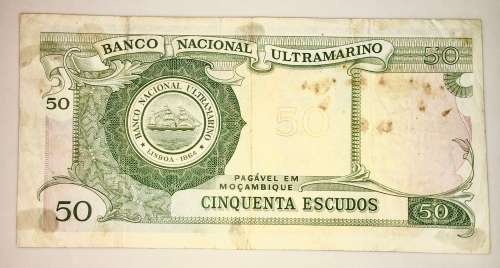 MOZAMBIQUE 50 ESCUDOS 1970