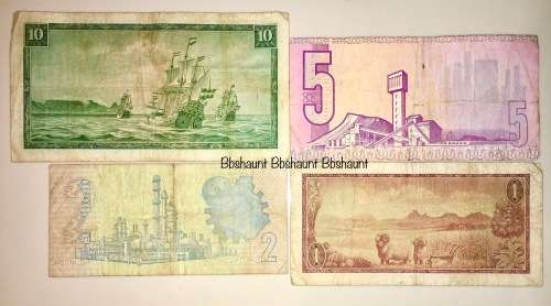 JAN VAN RIEBEECK & VARIOUS GOVERNORS R10, R5 , R2 & R1  [1 BID TAKES ALL)