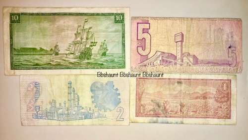 SET OF JAN VAN RIEBEECK  & VARIOUS GOVERNORS R10,  R5 , R2 & R1  [1 BID TAKES ALL)