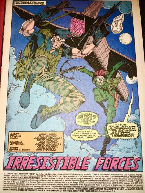 G.I. JOE X3,,,,NO 147 & NO 148 , NO 149 VOL.1  1994 (MARVEL)NEAR MINT WITH PLASTIC SLEEVE