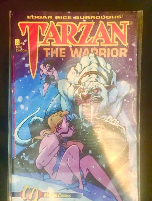 TARZAN,,,NO 3  1992 (MALIBU COMICS)NEAR MINT WITH PLASTIC SLEEVE