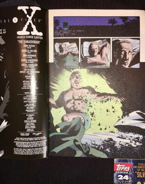 X FILES SET X3 NO 22, NO 23 & NO 24  1996 (TOPPS COMICS)NEAR MINT WITH PLASTIC SLEEVE