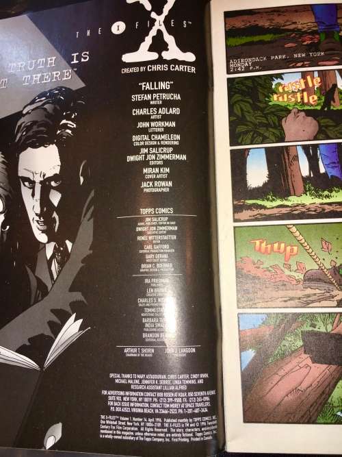 X FILES SET X3,,,,NO 14 ,NO 15 & NO 16  VOL 1  1996 (TOPPS COMICS)NEAR MINT WITH PLASTIC SLEEVE