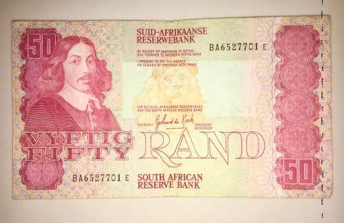 DE KOCK R50  BA6527701 1985 THIRD ISSUE