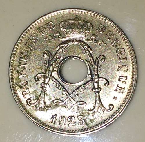 BELGIUM 10 CES  1923 W