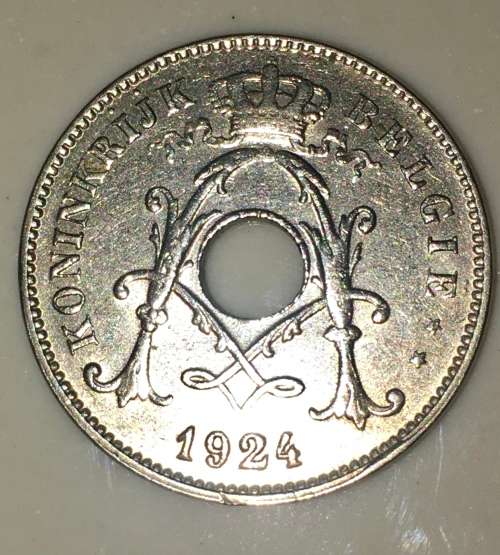 BELGIUM 10 CES  1904 V