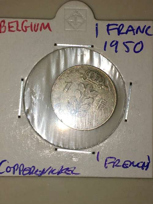BELGIUM 1 FRANC  1950