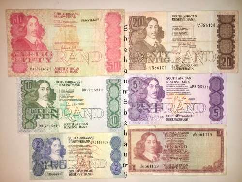 COMPLETE SET OF GPC DE KOCK & DECIMALS R50 -(R1 DE JONG 1967)-1980s ( 1 BID TAKES ALL)