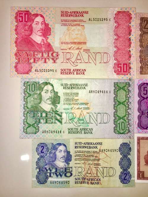 COMPLETE SET OF C.L STALS & DECIMALS  R50 TO( R1 TW DE JONG 1975)-1990s HIGH GRADE NOTES