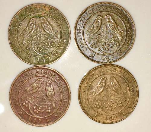 1/4 PENNY 1946 (BID PER COIN)