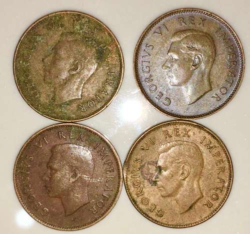1/4 PENNY 1946 (BID PER COIN)