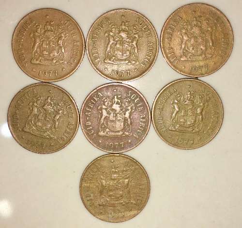 1 CENT 1977  (BID PER COIN)