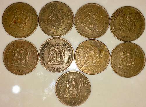 1 CENT 1981 ( BID PER COIN)