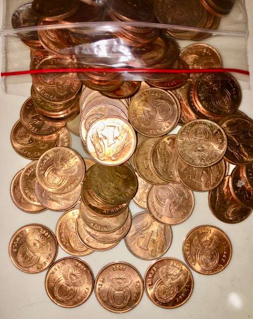 1 CENT 2001 ( BID PER COIN)