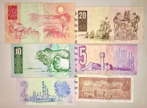 COMPLETE SET OF GPC DE KOCK & DECIMALS  R50 TO( R1 TW DE JONG 1975)-1980s HIGH GRA (1 BID TAKES ALL)