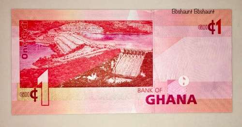 GHANA 1 CEDI 2015 UNC GEM