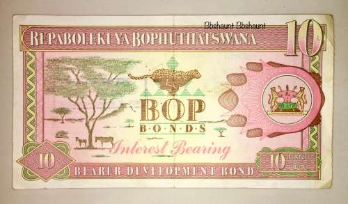 BOP BONDS 10 RAND 1989