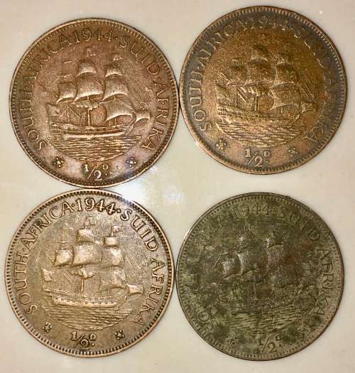 1/2 PENNY 1944 (BID PER COIN)