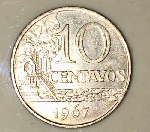 BRASIL 10 CENTAVOS  1967