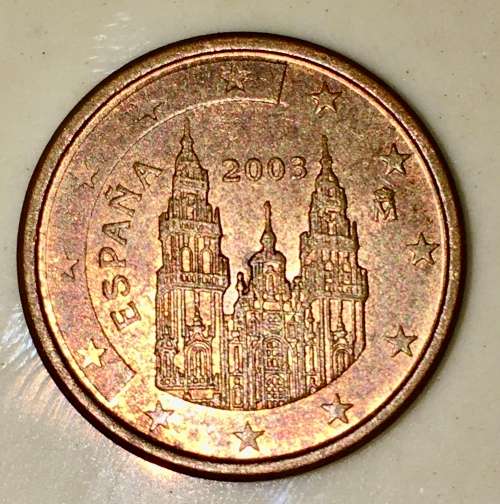 EURO 1 CENT SPAIN 2003