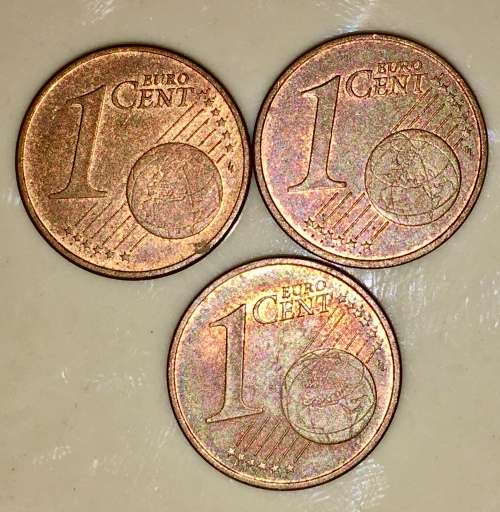 EURO SET  X3,,,,,1 CENT 2002 G and D GERMANY(1 BID TAKES ALL)