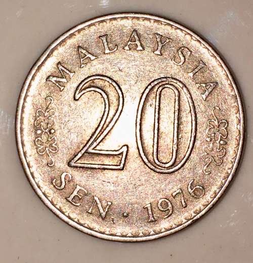 MALAYSIA  20 SEN 1976
