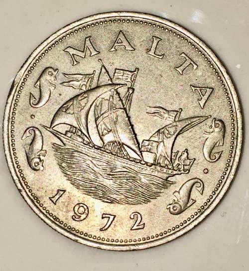 MALTA 10 CENT 1972