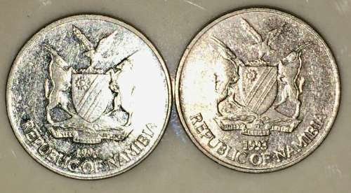 NAMIBIA 5 CENT 1993 ( BID PER COIN)