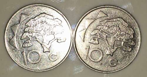 NAMIBIA 10 CENT  1996 ( BID PER COIN )