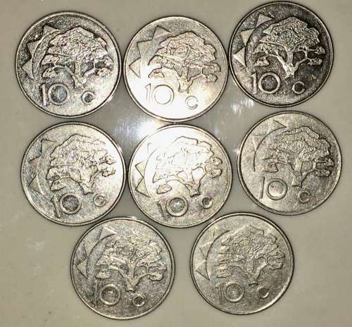 NAMIBIA 10 CENT  1998 ( BID PER COIN )