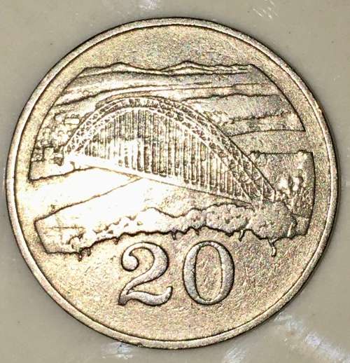 ZIMBABWE 20 CENT 1988