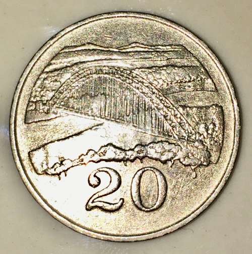 ZIMBABWE 20 CENT 1997