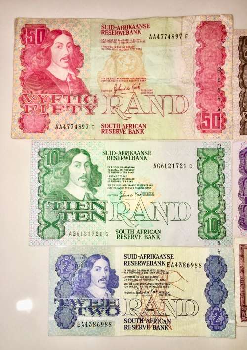 COMPLETE SET OF GPC DE KOCK & DECIMALS  R50 TO( R1 TW DE JONG 1975)-1980s (1 BID TAKES ALL)